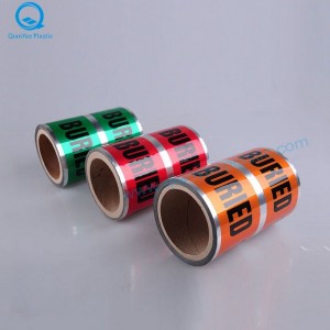 Cinta de advertencia de detectale de alambre de acero inoxidable 316, trazador de cable subterráneo CAUTON Barricade Tape