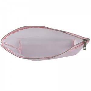 Bolso de malla de nylon ecológico con cierre de cremallera para empacar