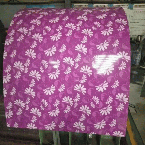 Placa de acero pintada