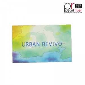 etiqueta engomada colorida colorida de la etiqueta colgante de la moda