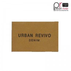 moda cuero colorido gran número etiqueta colgante