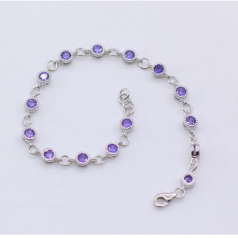 Pulsera de plata 925 Pulsera de mosaico de moda femenina Corazón AMOR Pulsera personalizada original