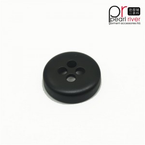 Logotipo personalizado redondo grabado resina coser botones para ropa / camisa