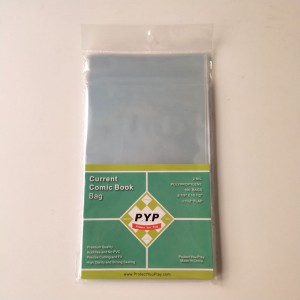 2mil bolsa de cómic actual con cierre de polietileno