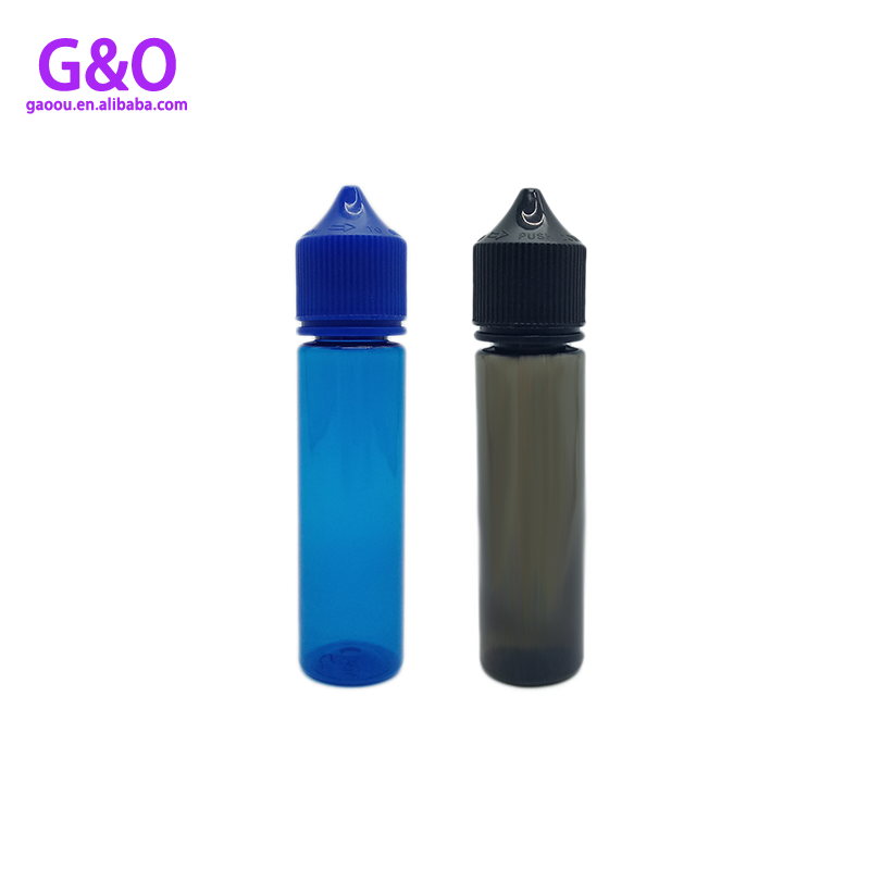 Botella de 60 ml botella de líquido unicornio elíquido nueva v3 negro plástico azul mascota gordo gordito unicornio vape gotero botellas