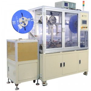 Máquina de pin de inserción de leva de conector automático