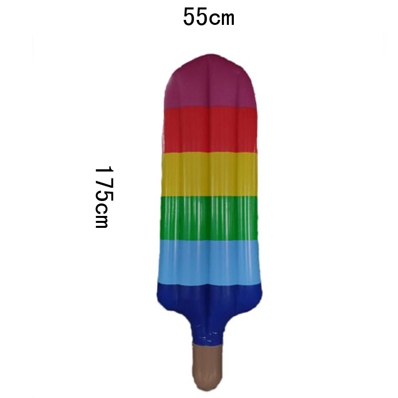 Flotador de piscina de paletas de arco iris inflable / salón de piscina