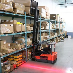 Luz de advertencia de seguridad LED para montacargas para seguridad de peatones