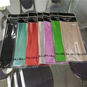 Mantel verde claro metalizado Lámina colorida Mantel personalizado Estera / almohadilla