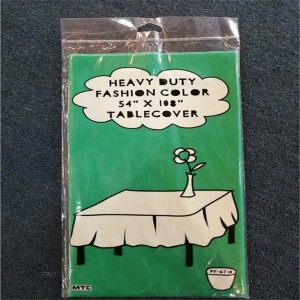 Manteles desechables de plástico para restaurantes redondos / rectangulares Manteles para regalos navideños