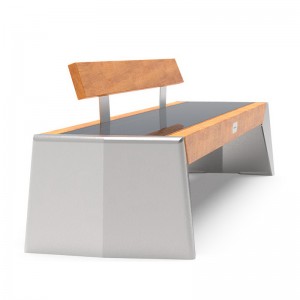 Smart City Mobiliario Urbano Paneles Fotovoltaicos Energía Renovable Verde