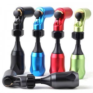 Rotary Machine Gun Shader Liner L Shape Strong Power Aleación de aluminio Body Art Maquillaje permanente para agujas de tatuaje Fuente de alimentación