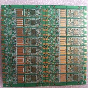 Tablero de luz LED Tablero de tarjeta de dedo dorado