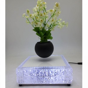 luz de cristal de levitación magnética flotante de aire flotante bonsai estanque plantador PA-0717