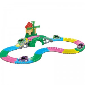 Vía de tren que brilla en la oscuridad - Track toys