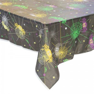 Mantel de color negro Mantel del día de Halloween