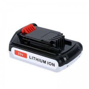 Baterías de herramientas inalámbricas de repuesto Li-ion 1500mAh 20V para Black \u0026 Decker LB20, LBX20, LBX4020, LB2X4020