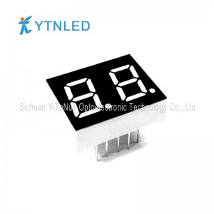 Pantalla LED roja de 7 dígitos y 2 dígitos de 0.4 pulgadas, tubo digital