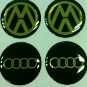 Calcomanía 3d transparente de impresión personalizada, etiqueta de gel recubierta de poliuretano transparente, pegatinas con cúpula de resina epoxi de poliuretano para coche