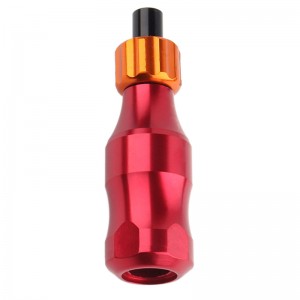 Cartucho de aluminio ajustable Agarre para tubos Barra de aguja para herramientas de Microblading de la máquina