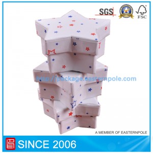 Caja de regalo en forma de estrella