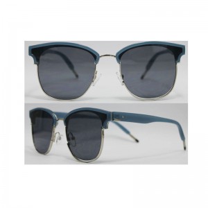 Las gafas de sol de PC para hombres, combinación de marcos, lentes UV 400, pedidos de OEM son bienvenidos