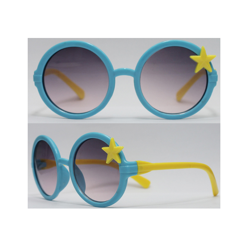 Las gafas de sol plásticas de los nuevos niños de moda, traje para las muchachas, los diversos colores están disponibles