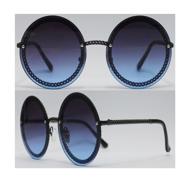 Las gafas de sol unisex de metal con marco de metal, lente de protección UV 400, pedidos del OEM son agradables