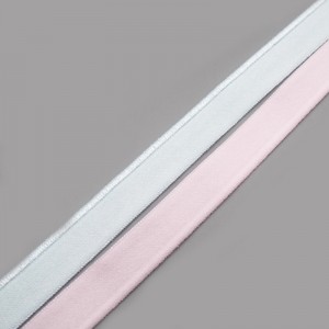 10 # muestra libre de nylon colorido spandex punto correas de banda elástica para la ropa