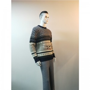 SUDADERA CUELLO REDONDO ESTAMPADO MARINO RLMS0031F