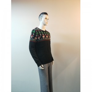 JERSEY NEGRO IMPRESIÓN DE LA HISTORIETA RLMS0052F