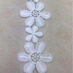 11 # encaje de seda de leche, poliéster / encaje de nylon, encaje de algodón