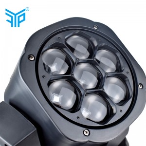 la última calidad durable 7 * 15w llevó la luz principal móvil del ojo de la abeja de las luces del disco, venta al por mayor de la fábrica
