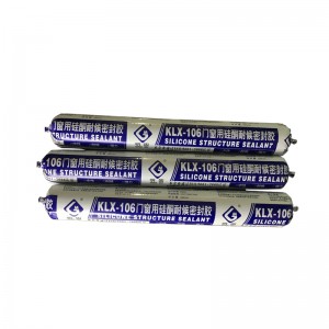 Sellador impermeable de silicona KLX-106 para puertas y ventanas