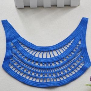 Nuevo diseño de cuello de encaje de poliéster de moda escote para trajes de baño