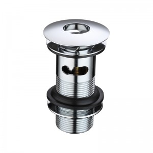 Pop up lavabo cromado de 40 mm con ranuras