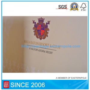 Bolsa de papel de lujo con asa anudada