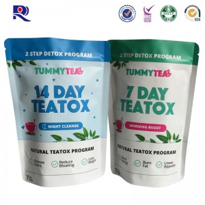 Bolsos de estación impresos y laminados con cremallera o cremallera plegable