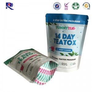 Doypack estampado y laminado para alimentación.