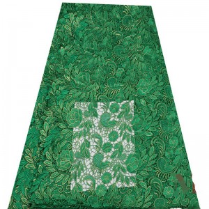 Tela bordada 3d del cordón del vestido nupcial caliente de la venta para las mujeres