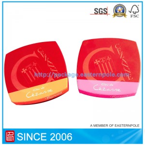 Caja de chocolate rígida de lujo con diseño personalizado.