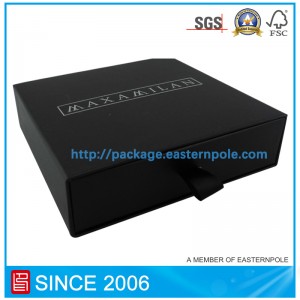 Cajonera de cartón rígido negro