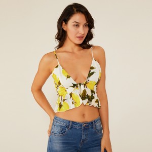 Factory Oem Summer Floral Mini Short Hot Girl Sexy Mujeres Camisole
