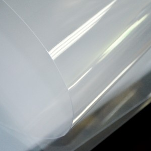 Película de PET plástica transparente rígida antivaho ecológica para mascarilla