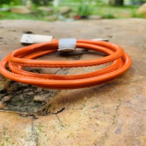 Hologram Shiny Leather Data Cables