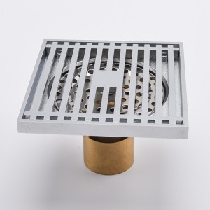 Tubo colector de pelo ducha escurridor piso trampa