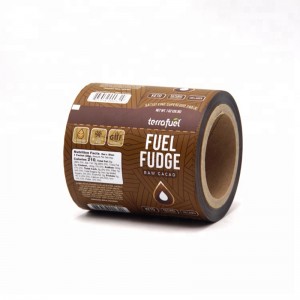 Envases de alimentos metalizados personalizados Plástico Laminado Embalaje Rolling Film