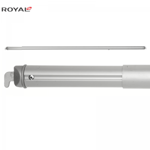 Soporte de cortina de barra transversal ajustable para tubos y cortinas