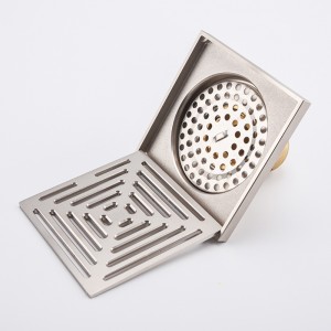 Tapa de drenaje de piso de ducha oculta