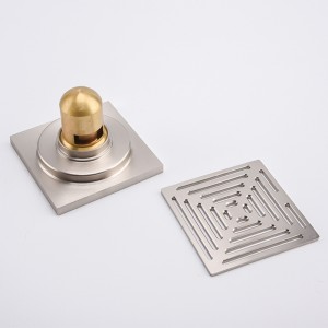 Tapa de drenaje de piso de ducha oculta